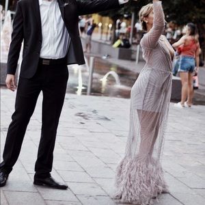 Silver/Purple ASOS dress